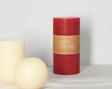 фото Свеча Fiamma Red классическая