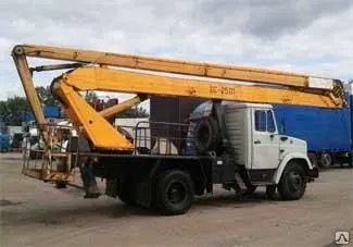 Фото №0 Аренда и услуги автовышки на базе ЗИЛ