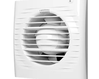 фото Осевой накладной вентилятор ERA 4C-02 D100 с обратным клапаном и тяговым выключателем