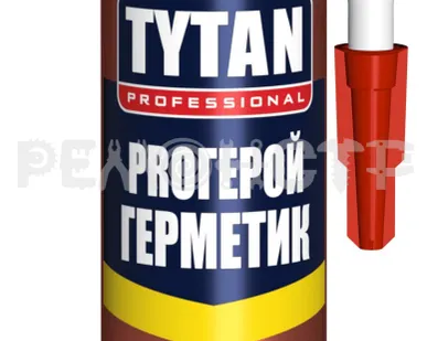 фото Герметик силик унив 280мл  (бесцветный) TYTAN Professional PROГЕРОЙ (12) (под заказ) П '