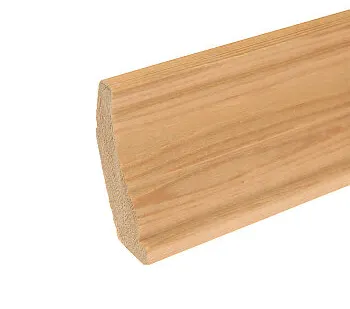 фото Плинтус 2.1-2.2 м, 50 мм, сращенный, бессучковый, разнобокий
