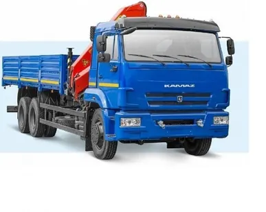 фото Бортовой автомобиль 6586-001-01 С КМУ PALFINGER PK 15500A на шасси КАМАЗ-65