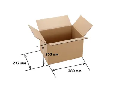 фото Гофроящик № 7, 380х253х237