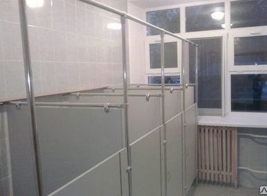 фото Сантехнические перегородки из джокерной системы