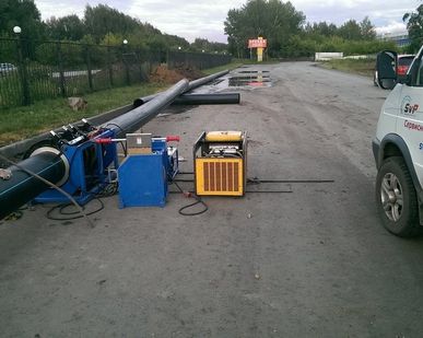 фото Ремонт и монтаж полиэтиленового трубопровода
