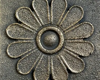 фото Чугунная плитка "Хамомилля"