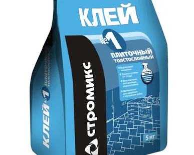 фото Клей плиточный СТРОМИКС №1  5 кг