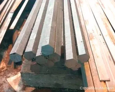 фото Шестигранник калиброванный 60 мм ст 09г2с ГОСТ 8560