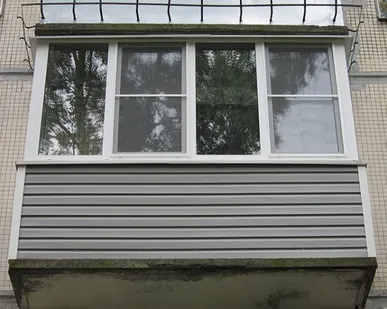 фото Отделка балконов снаружи.