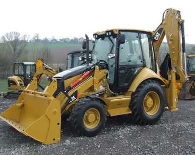 фото Стекло двери верхнее для Caterpillar 428e/432e/434e/444e