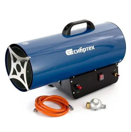 Фото №2 Пушка газовая тепловая GHG-50, 50 кВт, 1400 м3/ч, пропан-бутан Denzel