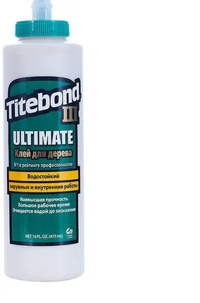 Фото №0 Клей для дерева Titebond III Ultimate повышенной влагостойкости 473 мл TB1414
