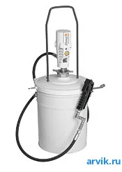 фото Пневматический солидолонагнетатель  с насосом PM3 для ведер 12,5 - 18 кг, след. пластина в компл.