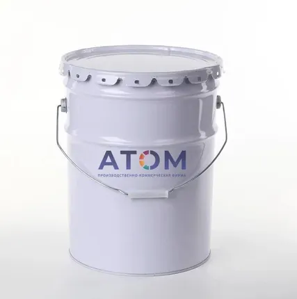 Фото №0 Шпатлевка "ATOMIC" ЭП 0010 ГОСТ 28379-89 цвет серый 25 кг