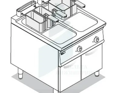 фото Фритюрница газовая TECNOINOX FRV87FG9