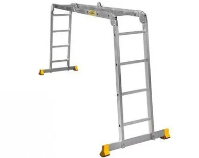 фото Лестница четырехсекционная шарнирная Алюмет Т4 444