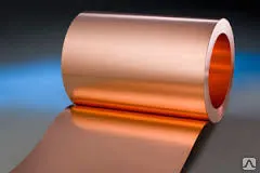 фото Медная лента кровельная