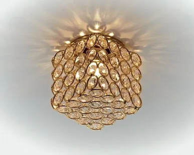 фото Светильник встраиваемый G9 D1001 G золото Ambrella