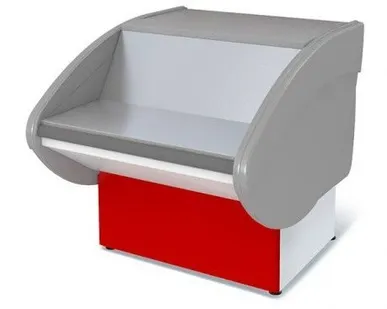 фото Прилавок П2629 Илеть расчетно-кассовый неохлаждаемый (красный)