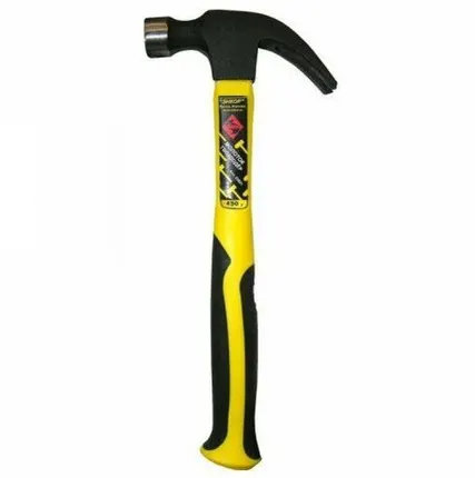 Фото №0 Молоток гвоздодёр 450гр с фиберглас. рук. ЭНКОР (23021) 1/3/6