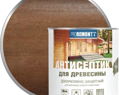 фото Деревозащитное средство Proremontt Палисандр 0,8л Лакра