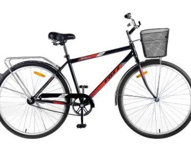 фото Велосипед FOXX Boy FUSION черный 28"/20" с корзиной