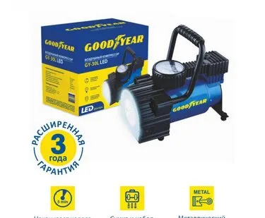 фото Автомобильный компрессор GoodYear GY000103 30 л/мин 7 атм