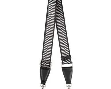 фото Черно-белый ремень для сумки 122 см TJ COLLECTION LH 5047032 BLZ