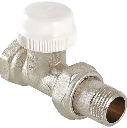 Фото №0 Термоголовка, термостатический клапан, вентиль для радиатора VALTEC VT.032.N.05 хром прямой