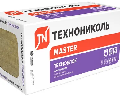 фото Теплоизоляция Техноблок Стандарт (80*600*1200) 6шт. 4,32м2 (0,346 м3) ТехноНИКОЛЬ