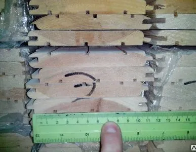 фото ВАГОНКА ШТИЛЬ ИЗ ЛИСТВЕННИЦЫ 14х90,110,135,138х2,0-3,0-4,0м