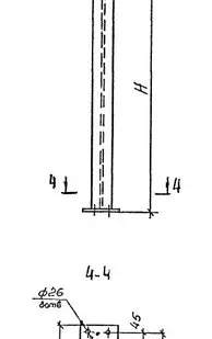 фото Колонны из горячекатаных профилей