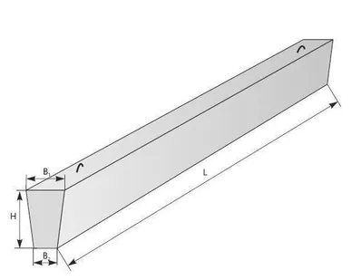 фото Железобетонная балка фундаментная ФБ 6-29