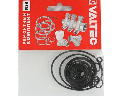 фото Ремонтный набор №3 VALTEC - кольца уплотнительные для радиаторной арматуры,фильтров,коллекторов