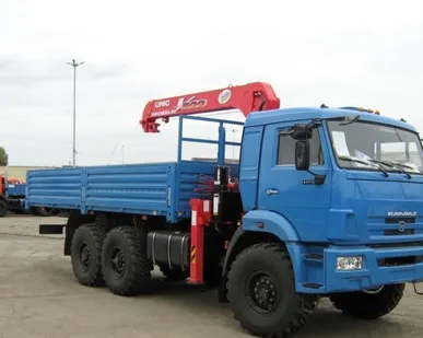 фото Камаз 43118 с кму юник UNIC 504