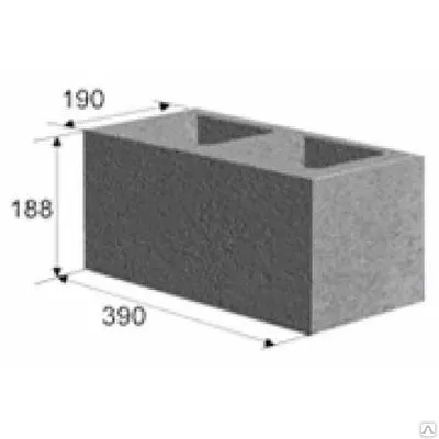 Фото №0 Блок бетонный