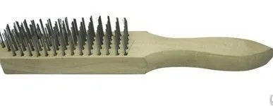 фото БИБЕР 70950 Щетка 5-рядная стальная с деревянной ручкой (12/120)