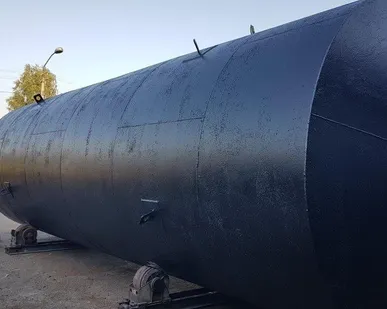 фото резервуар для сбора очищенных бытовых стоков 25м3