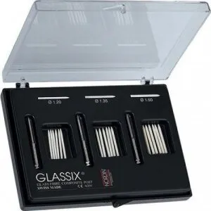 фото Штифты "GLASSIX" стекловолокн. наб, (18 шт+3 разв.) H.Nordin