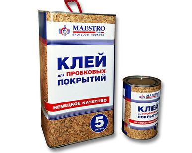 фото Клей для пробки Maestro Club 1 литр