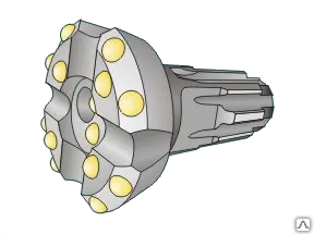 фото Коронка буровая КНШ-105БШК шлицевое соединение
в