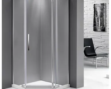 фото Mirsant Smart Pentagon 100 душевое ограждение 100*100*200