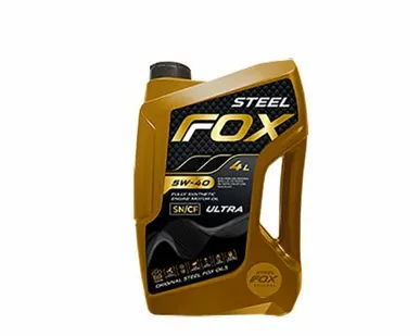 фото Моторное масло Steel FOX Ultra SAE 5w40 SN/CF 4л