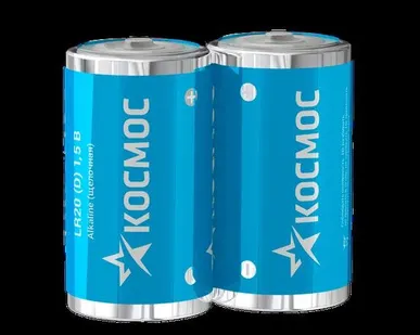 фото Элемент питания LR20 (уп.2шт) Космос KOCLR20MAX2S