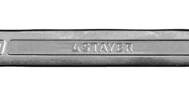 фото Ключ STAYER &quot;PROFI&quot; гаечный комбинированный Cr-V сталь, хромированный, 30мм