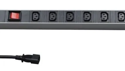 Фото №0 SHT19-6IEC-S-2.5IEC Блок розеток для 19" шкафов