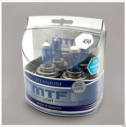 Фото №0 Галогеновая лампа MTF Titanium Н11 12V/55W