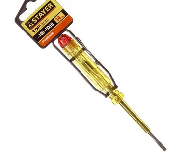 фото Пробник Stayer Standart, электрический, 100-150В, 140мм