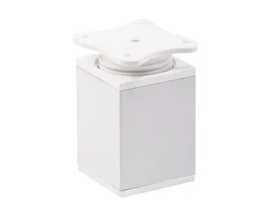 фото Опора меб. алюм. DAКP-27 h100 с регул. белый AKS