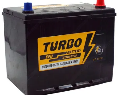 фото Аккумулятор TURBO EFB S95 Asia 75 Ач о.п.